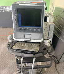 SonoSite M-Turbo Ultrasound Machine Cart System + Probes Tested Working Portable