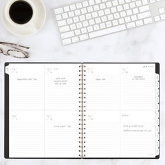 AT-A-GLANCE 2026 Planner, Weekly & Monthly, 8.5″ x 11″, Large, Black, Black