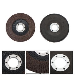 50 Pcs 4-1/2″×7/8″ 40 Grit Premium Zirconia Flap Disc Sanding Grinding Grey