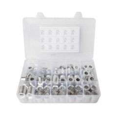 Aluminum Spacer Standoff Bushing Assortment Kit 1″ OD x 1/2″ ID (102 pcs)
