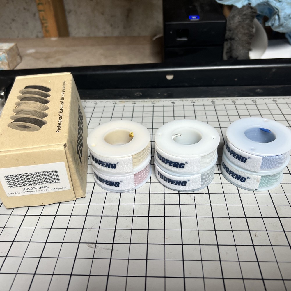 18awg Electronic Wire Kit,Flexible Silicone Wire 6 Color 18 Gauge Hook Up Wire(6