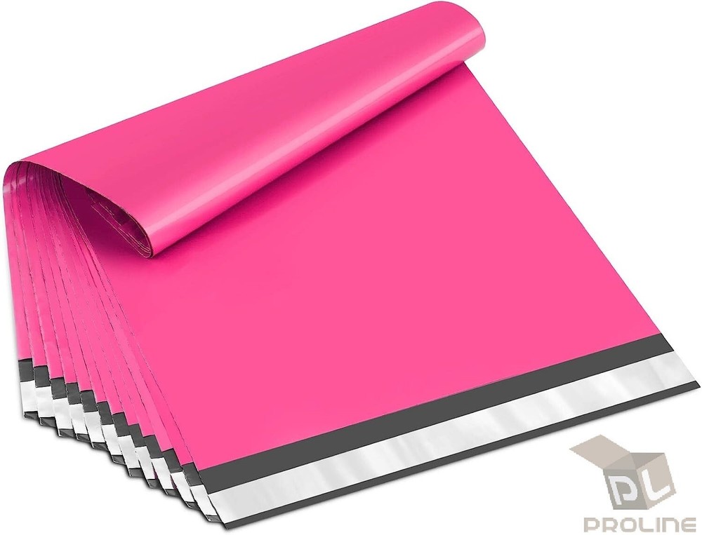 200 Poly Mailers 10×13 Shipping Bags Plastic Packaging Mailing Envelope Pink