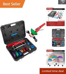 Heavy-Duty Tubing Bender Kit with Colorful Aluminum Heads – Precision & Ease