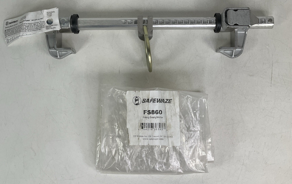 NEW Safewaze FS860 Sliding Beam Anchor