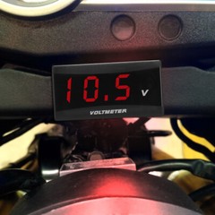 12V Digital LED Display Voltmeter Voltage Gauge Panel Meter for Motorcycle & Car