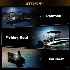 24 Inches Stern Light Boat Anchor Light LED, Marine Navigation Lgihts Waterpr…