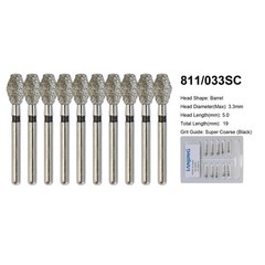 Diamond Burs Dental Zirconia Cutter Diamond Bur FG Football Round End Taper Pear