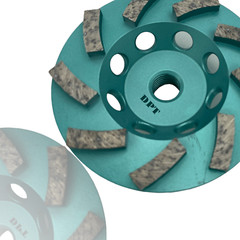 3 PACK 4 1/2 Inch Diamond Cup Wheels for Concrete Angle Grinders Stock removal