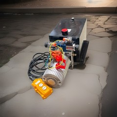 12L Double Acting Hydraulic Pump DC 12V Dump Trailer Horizontal Power Unit 2.2kw