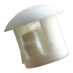 Hole Plug, Hole D 1 1/4 In, Wh, Pk25, 1Elx4