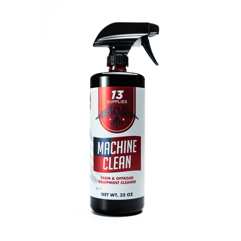 13 supplies machine clean (12 Pack of 32 oz bottles with 12 nozzles)
