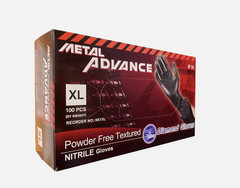 Advance Nitrile Exam Gloves 5mil, Black 1000 Pieces New (S M L XL)