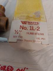 1/2 inch Regulator Model 1L-2 Set 150