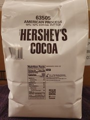 Hershey’s 100% Cocoa Powder American Process 5lb Bag Bulk Baking Best By 07/2026