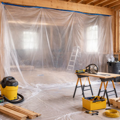 .31 Mil Clear 9′ x 400′ Painter’s Plastic Poly Sheeting
