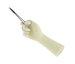 28 – Encore Perry Style 42PF Latex Powder-Free Surgical Gloves Sz 8.5 X-Comfort