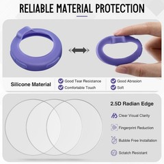 3-Piece Stethoscope Protection Set for EKO Core 500 – Ultimate Care in Purple