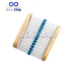 100 Pcs 1/4W 0.25W Metal Film Resistor 1% 189 values available 0 ohm to 22M ohm