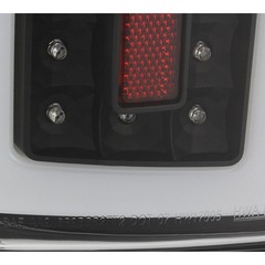 Rear Tail Lights Clear Lens Black Housing Dodge Ram 1500 07-08 2500/3500 07-09