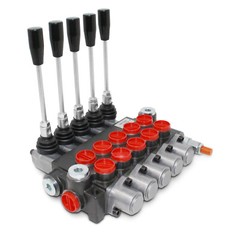 5 Spool Hydraulic Direction Control Valve Open Center 13 GPM 3600 PSI NEW!