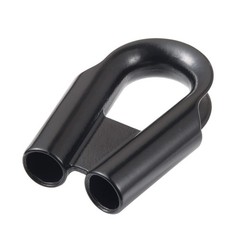CCTVMTST 1/2″ Stainless Steel Thimble with Gusset 2 Pieces, Suitable black
