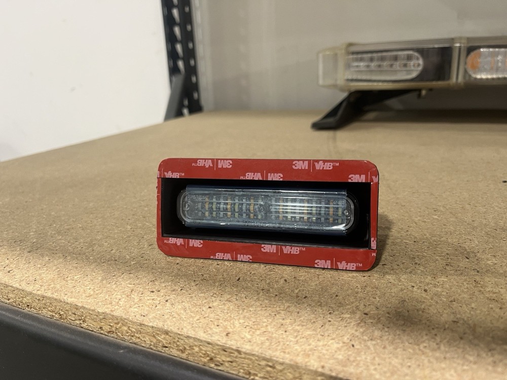 3D Printed Whelen Ion 0 Degree Window Shroud Mount (for flat windows)