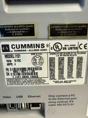 Cummins Allison JetScan iFX i100 Series Currency Cash Money Bill Counter