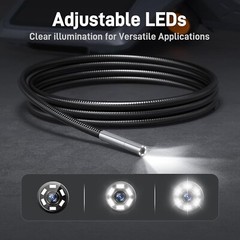 Teslong Ultra-Thin 3.9mm Borescope Inspection Camera Industrial Endoscope 6″ IPS