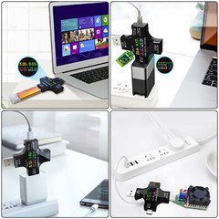 USB Type-C Meter Tester Digital Multimeter Current Voltage Power Detector +Cable