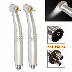 2/4Hole Dental LED Fiber Optic Handpiece w/ 5*Light High Speed Turbine