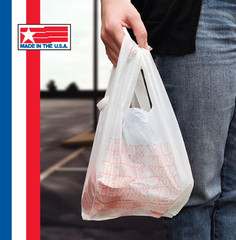 Small T-Shirt Carry-Out Bags, 7″ x 5″ x 15″ (2000 ct.)