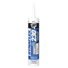 Dynaflex 230 10.1 Oz. White Premium Elastomeric Exterior/Interior Window, Door a