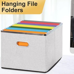 Letter Size, Red, Orange, Yellow, Light Blue, Green, Dark Purple, Gray