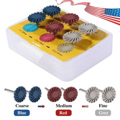6Pcs Dental Composite Polishing Diamond System RA Disc 14mm Coarse/Medium/Fine
