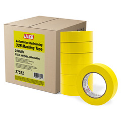 Automotive Masking Tape 1.4in, 24 Rolls Yellow Painters Tape for Car Painting