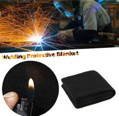 40″x40″ Welding Blanket Fireproof Flame Carbon Felt for Welders Retardant Fabric