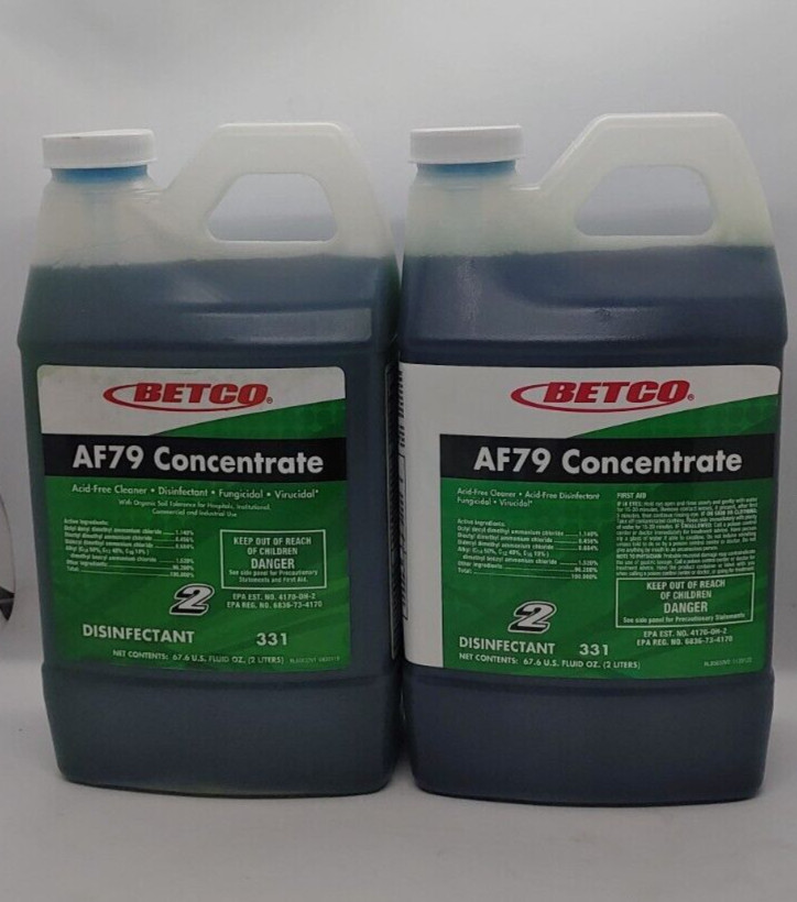 AF79 Concentrate 2/2L Acid Free Cleaner Disinfectant 331