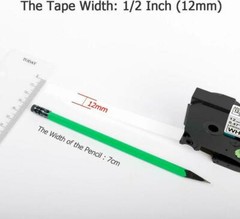 5PK 12mm Label Tape Replace For Brother P-Touch H110 TZ TZe-231 Black on White