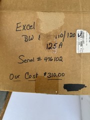 XLERATOR Excel Hand Dryer NEW IN OPEN BOX VAC Hz A #476102
