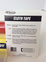 CANTECH Cloth Duct Tape 48mmX4m 1 88in X 4 36yd RED 5 Roll LOT Strong Tape NEW