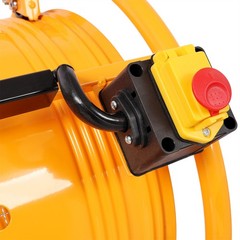 360W Foldable Electric Rotary Soil Sieve Machine Steel Screen Aperture 11MM 20MM