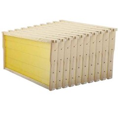 Assembled 20 Bee Foundation Deep Bee Hive Wax Foundation Bee Hive Frames w/ Wire