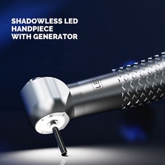 COXO High Speed Handpiece 4-Hole LED CX207 Dental Air Turbine Generator Spray