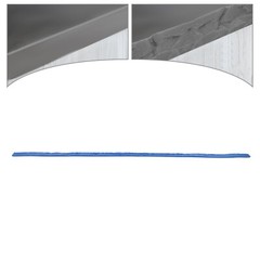 Concrete Edge Form Mold PU Blue 240 × 5 × 2 cm Stone Texture