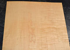 Flame Maple Raw Wood Veneer Sheet 12 x 31 inches 1/42nd 4671-58