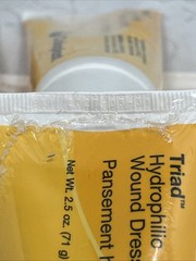 Coloplast Triad Hydrophilic Wound Dressing 2.5 Oz 7 Tubes NEW SEALED