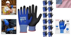 MicroFoam Nitrile Coated Safety Work Gloves – 1 Pair