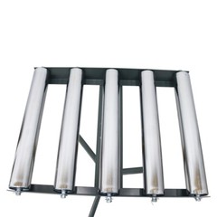 TECHTONGDA 5 Rolls 23.9″-41.6″ Adjustable Conveyor Roller Table 250Lbs Capacity