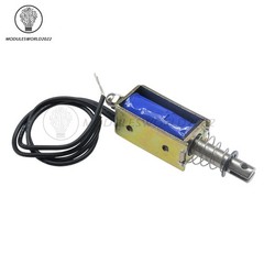 1-10PCS JF-0530B DC12V 300mA 5N/10mm Pull-Push-Type DC Solenoid Electromagnet