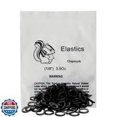LA MIERE Non latex 100P Black Orthodontic Elastics Dental Rubber Bands Intrao